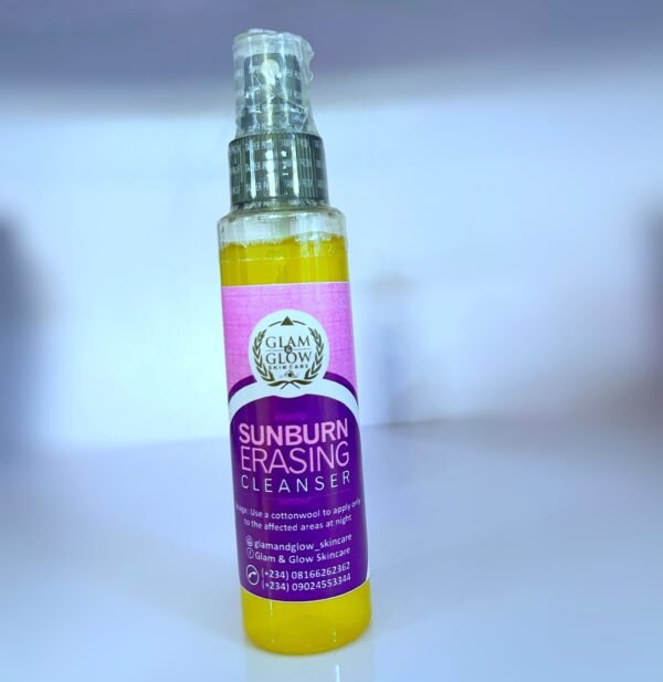 SUNBURN ERASING CLEANSER